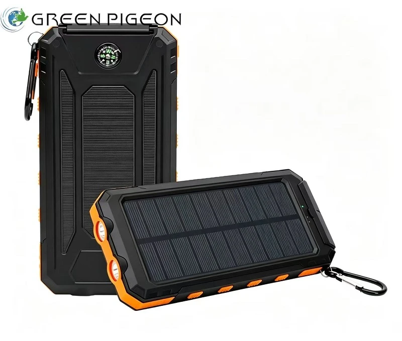 Banc d'energia solar impermeable per acampar